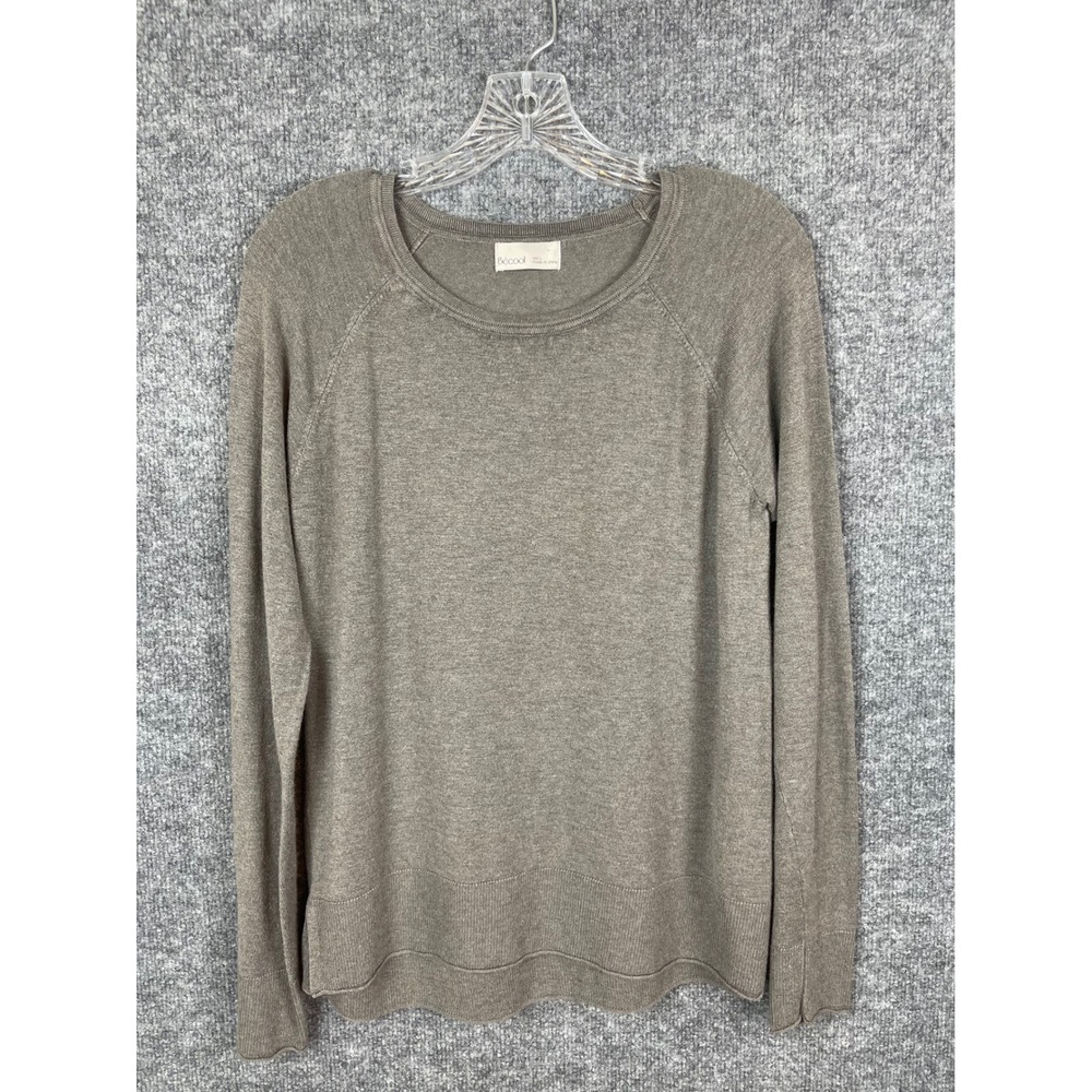 Bêcool Sweater Women's Large Brown Excellent Viscose Blend Raglan Sleeve